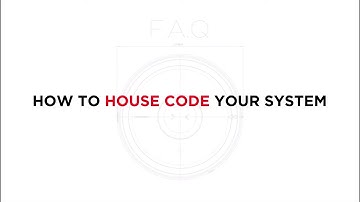 How to house code.