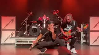Metallica For Whom the Bell Tolls 9/20/2021Chicago, Metro/ Robert Trujillo and Kirk Hammett dancing