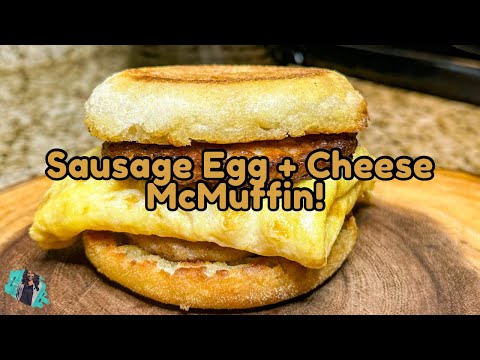 Sausage Egg and Cheese McMuffin - Carmy - Easy Healthy-ish Recipes