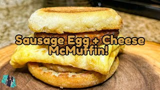 SAUSAGE EGG & CHEESE MCMUFFIN | BETTER AT HOME | QUICK & EASY  #shorts by ThatGirlCanCook! 3,342 views 1 year ago 1 minute, 16 seconds