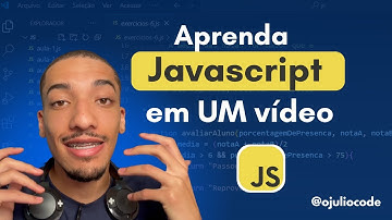 Aprenda JAVASCRIPT em UM vídeo! (curso com exercícios)