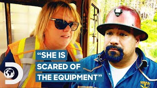 Juan Convinces A Miner's Wife To Help With The Operation | Gold Rush: Mine Rescue with Freddy & Juan