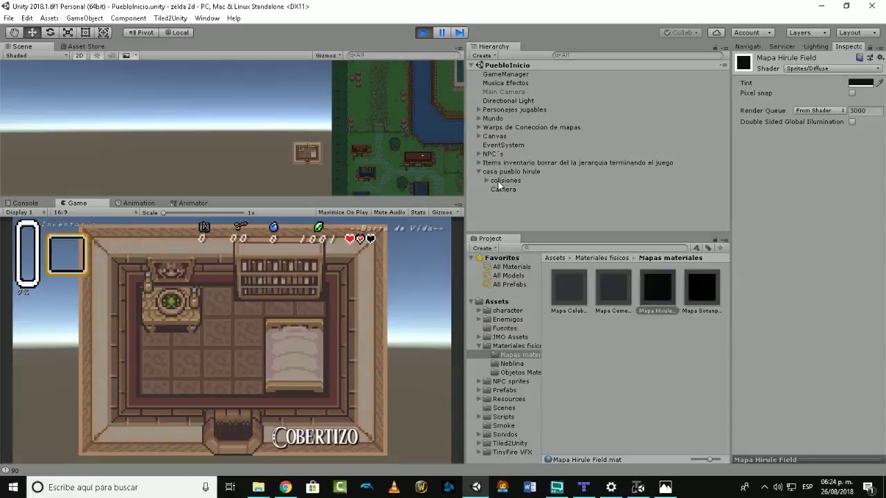 Haciendo los diseños de Interior Tiled 2 Unity - YouTube