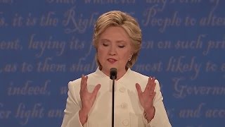 RECAP: Presidential debate in less than 90 seconds