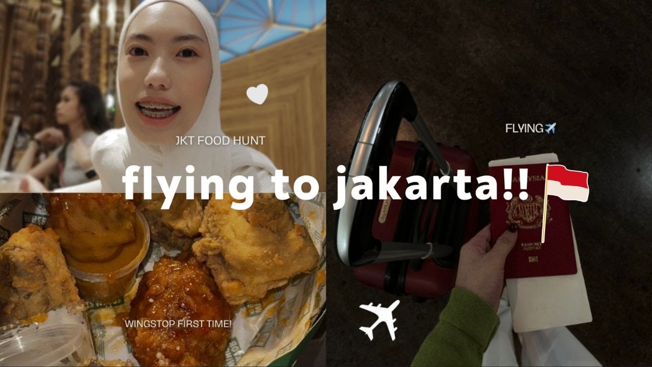 eh jakarta pulak✈️ food hunt, exploring & wingstop for the first time!!!