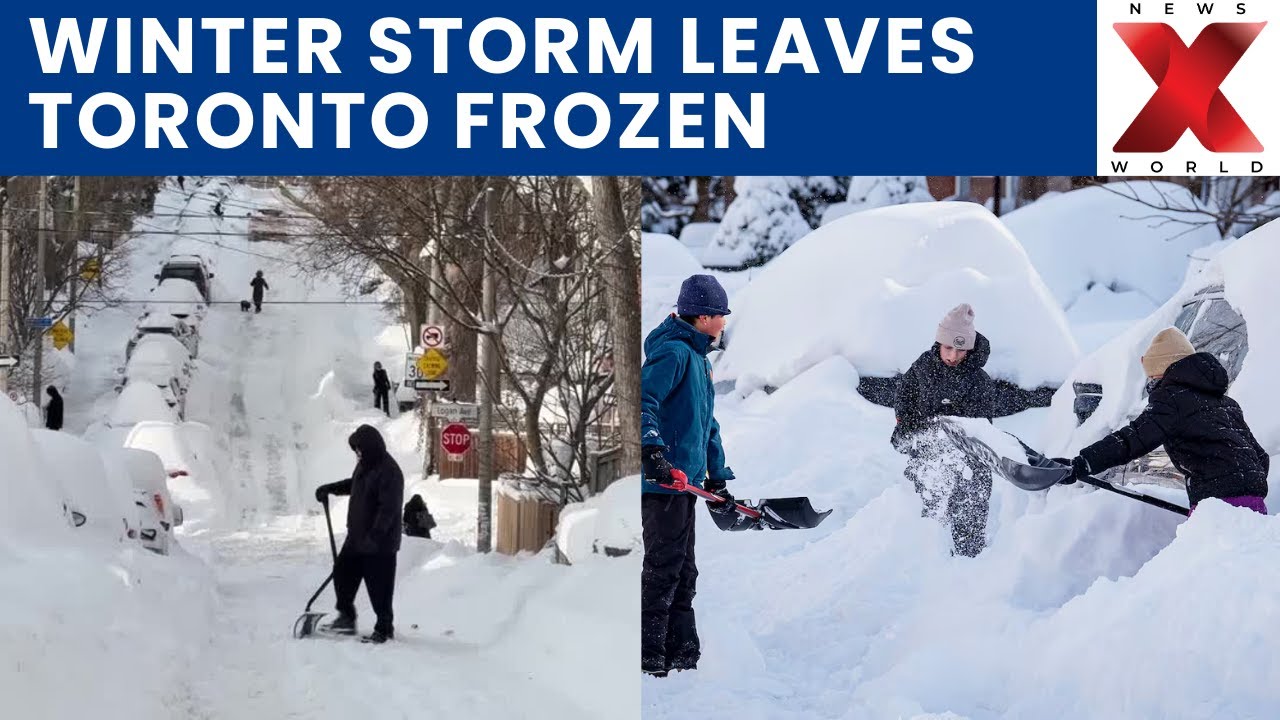 Toronto digs out as record-breaking snowfall paralyzes city life | NewsX World