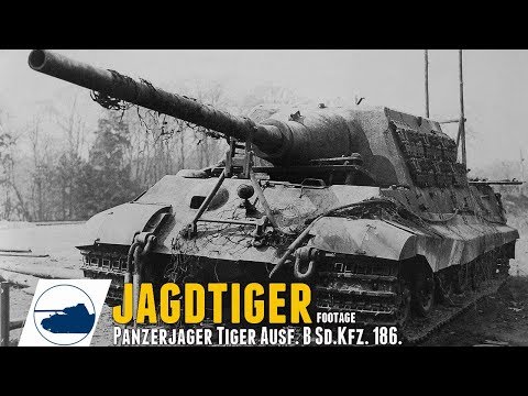 Rare Jagdtiger WW2 footage