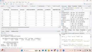 RPRIT training : Multivariate statistics
