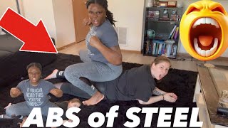 ABS of STEEL!! | BACKSITTING CHALLENGE‼️| THE FINAL COUNT DOWN‼️ | EXTREME‼️