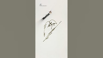 Eagle 🦅 Signature | Signature Design | Signature Ideas | Munisa Name Signature #signature #shorts