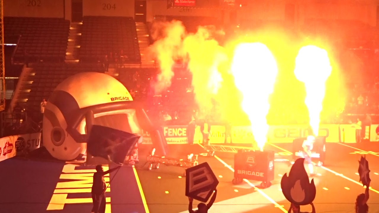 Baltimore Brigade Player Introductions at Royal Farms Arena