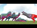 SPITED REVENANT ALPHA CARNOTAURUS BOSS VS ARCH-TEMPERED CARNOTAURUS (ARK SURVIVAL EVOLVED BATTLE)