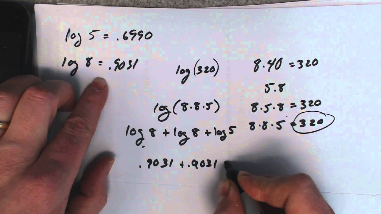 Estimate values of logarithms without a calculator.