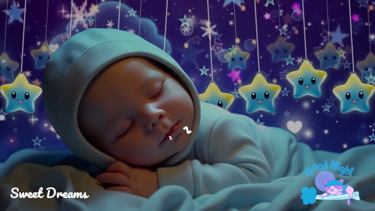 Baby Sleep Music 🍼 Calm Baby & Deep Sleep Instantly 🌙 3-Minute Miracle 🎵 Mozart & Brahms Lullabies