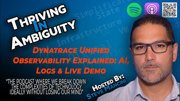 Dynatrace Unified Observability Explained: AI, Logs & Live Demo #dynatrace #demo #observability