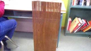 Nancy Today: How to make a backstrap loom 3 (weaving 17) ASMR weaving