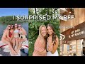 I SURPRISED MY BFF FOR HER  ENGAGEMENT !! 💍 😳 Friends, workouts, lake day &amp; more