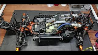 hpi baja 5b - 5t king motor conversion kit installed