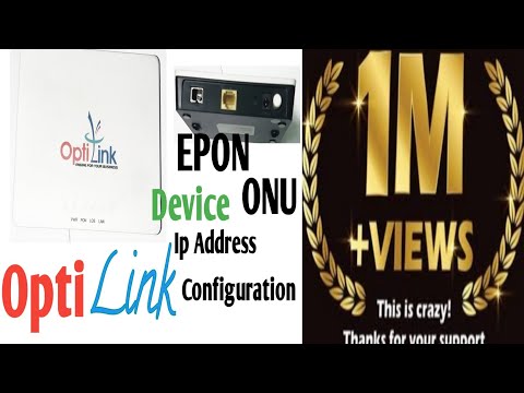 Opti Link Onu Device Epon || Ip Address Configure Full Setup || Technical Online. Com