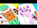🎨🧱 Most Satisfying DIY Challenges Ever! Drawing, Crafting &amp; Jelly Brick Builds with Sam 😍✨