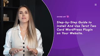 Tarot Two Card Widget | Divine Astro WordPress Plugin | Divine API