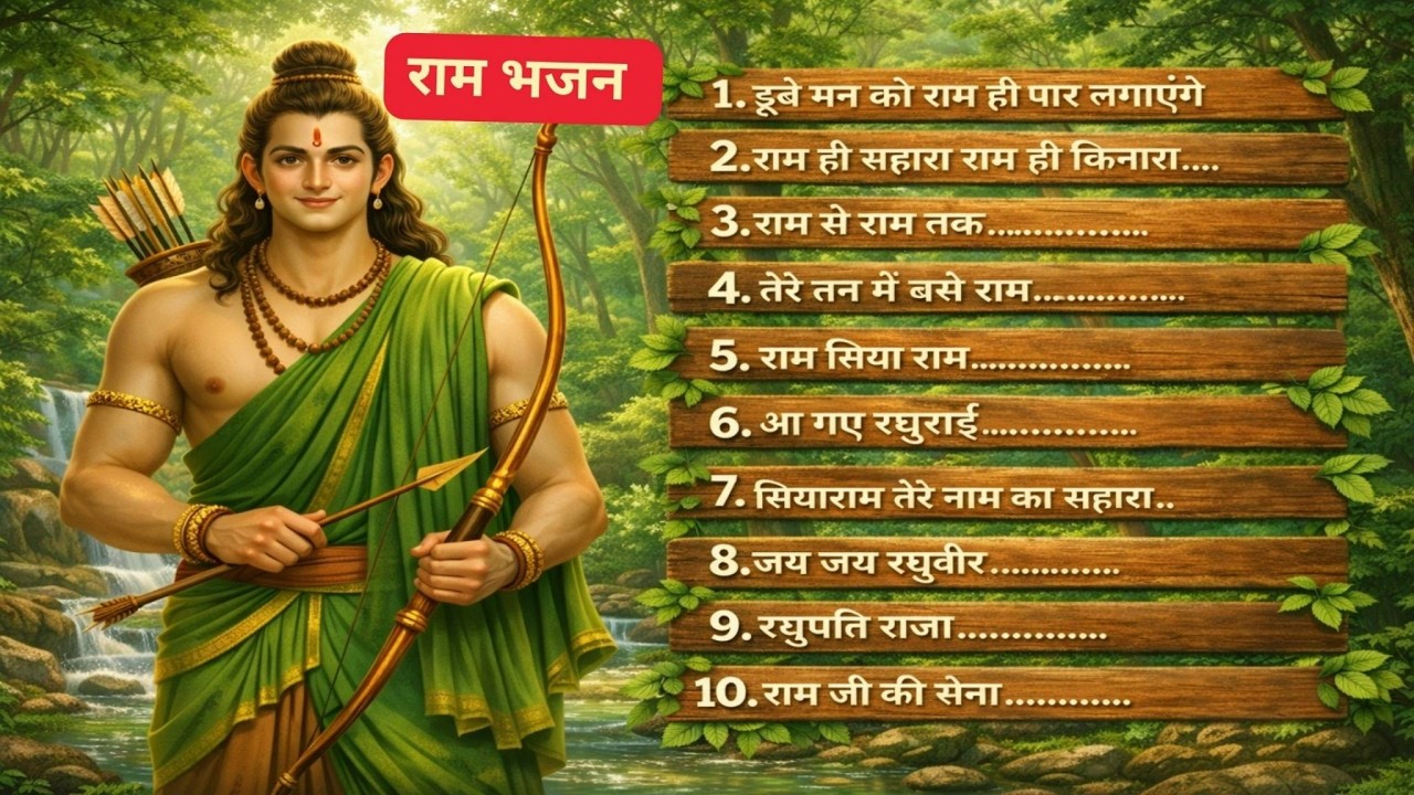राम नाम ही सहारा 🚩 | इस राम भजन को सुनते ही मन शांत हो जाएगा | Ram Bhajan | Ram Naam | Ram Geet |
