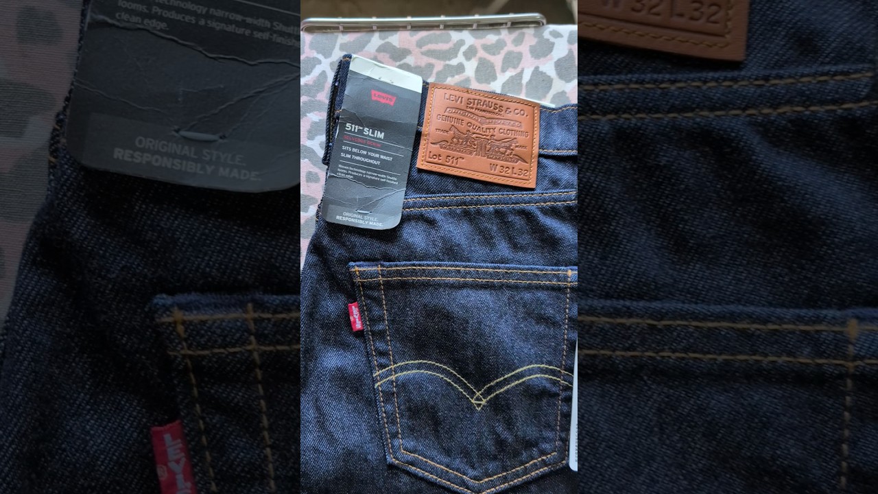 Levis 511 selvedge denim limited edition dark indigo wash