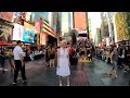 ⁴ᴷ⁶⁰ Walking NYC (Narrated) : Times Square - 42nd Street to TKTS Booth (September 15, 2019)