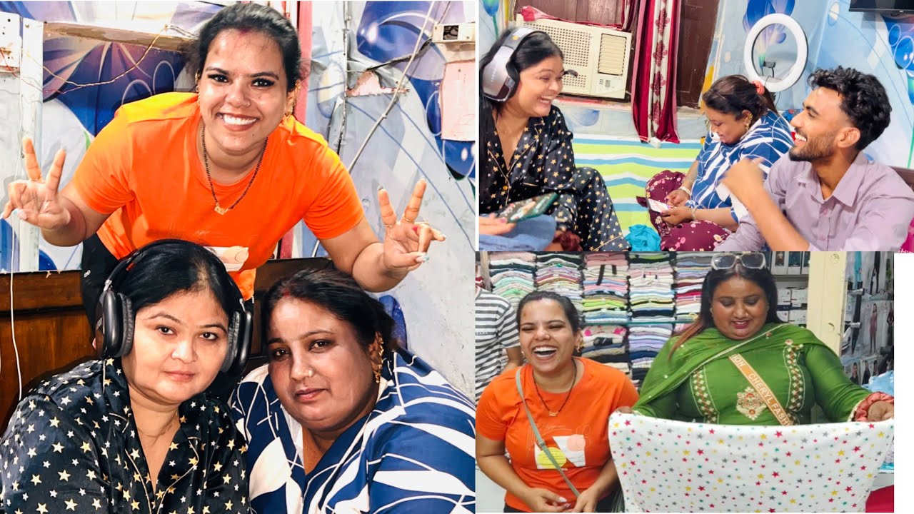 😍Aaj ghar aye 🏠kirna di kuki di❤️qila chonk market cho karvaye shoping🛍️kiti bahut masti enjoy🎉