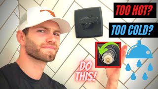 How to Change Shower Temperature [Adjust Delta Multichoice if Water is Too Hot or Too Cold]