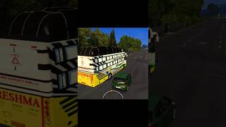 MG Maxima Sleeper Bus Overtaking Indian Traffic 🔥 ETS2 Realistic Gameplay #shorts