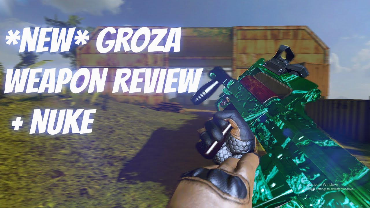 *NEW* Groza Weapon Review + Nuke (Bullet Force PC) - YouTube