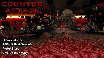Doom 2: Counterattack - Map 5: Dolor (UV Max)