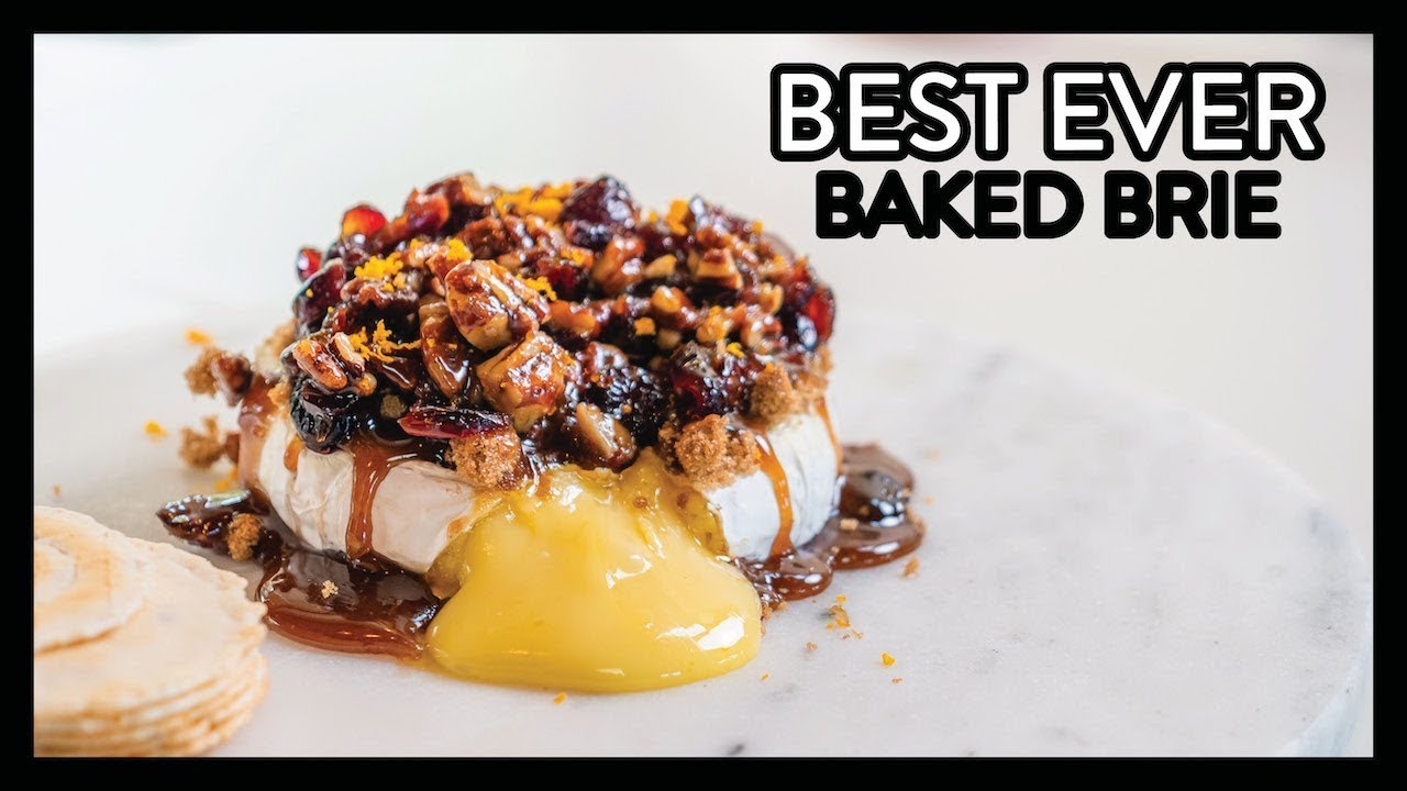 ЗАПЕЧЕННЫЙ БРИ С ОРЕХАМИ ПЕКАН И КЛЮКВОЙ / Праздничный запеченный бри / Le Bon Baker