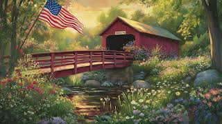 Celebrating America Impressionistic Oil Paintings | 4k Frame TV Art Screensaver