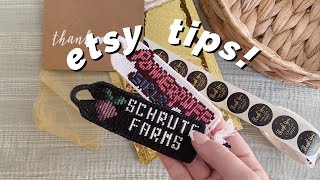 tips &amp; advice for starting your own etsy shop! ♡