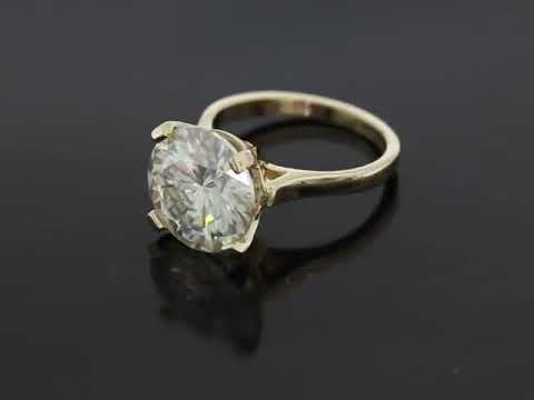simple moissanite 1.5 solitaire ring 4 prog white gold