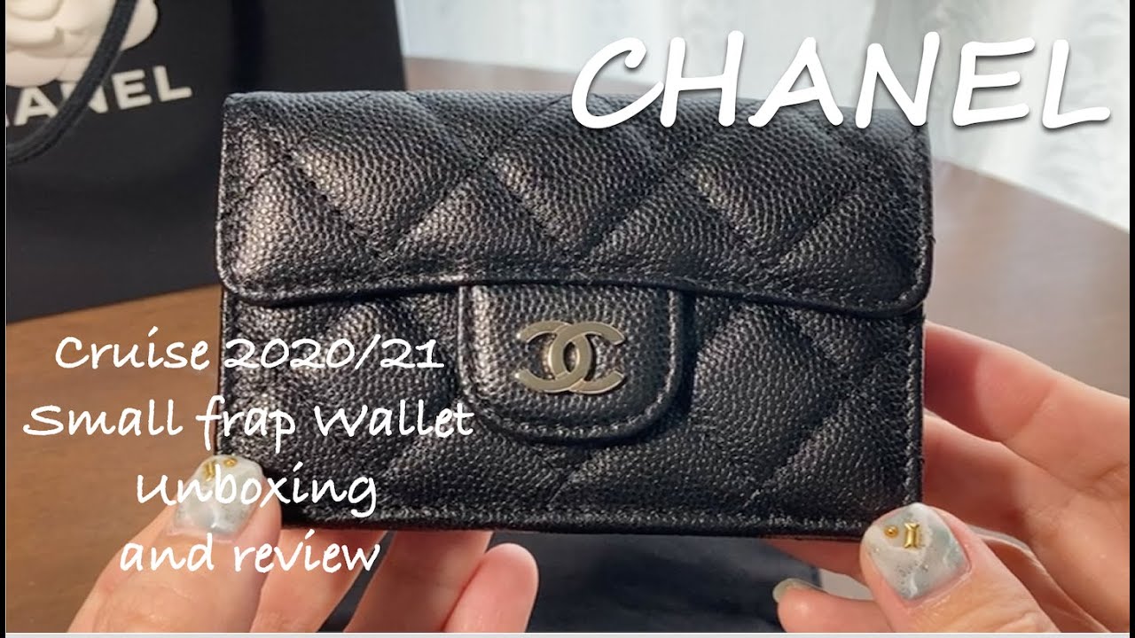 CHANEL】シャネル 二つ折り財布 キャビアスキン リユースアイテム