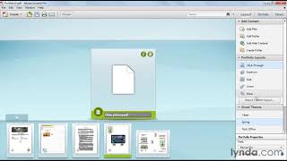 How to create a PDF portfolio | lynda.com tutorial
