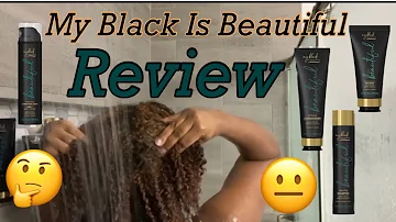 My Black Is Beautiful | 3b/3c hair review | In Shower Review | AdrianneMG