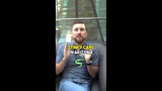 Stinky trash cans in Arizona are a major issue.
