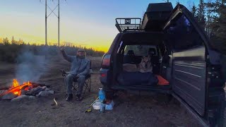 Solo Car Camping With My Dog!