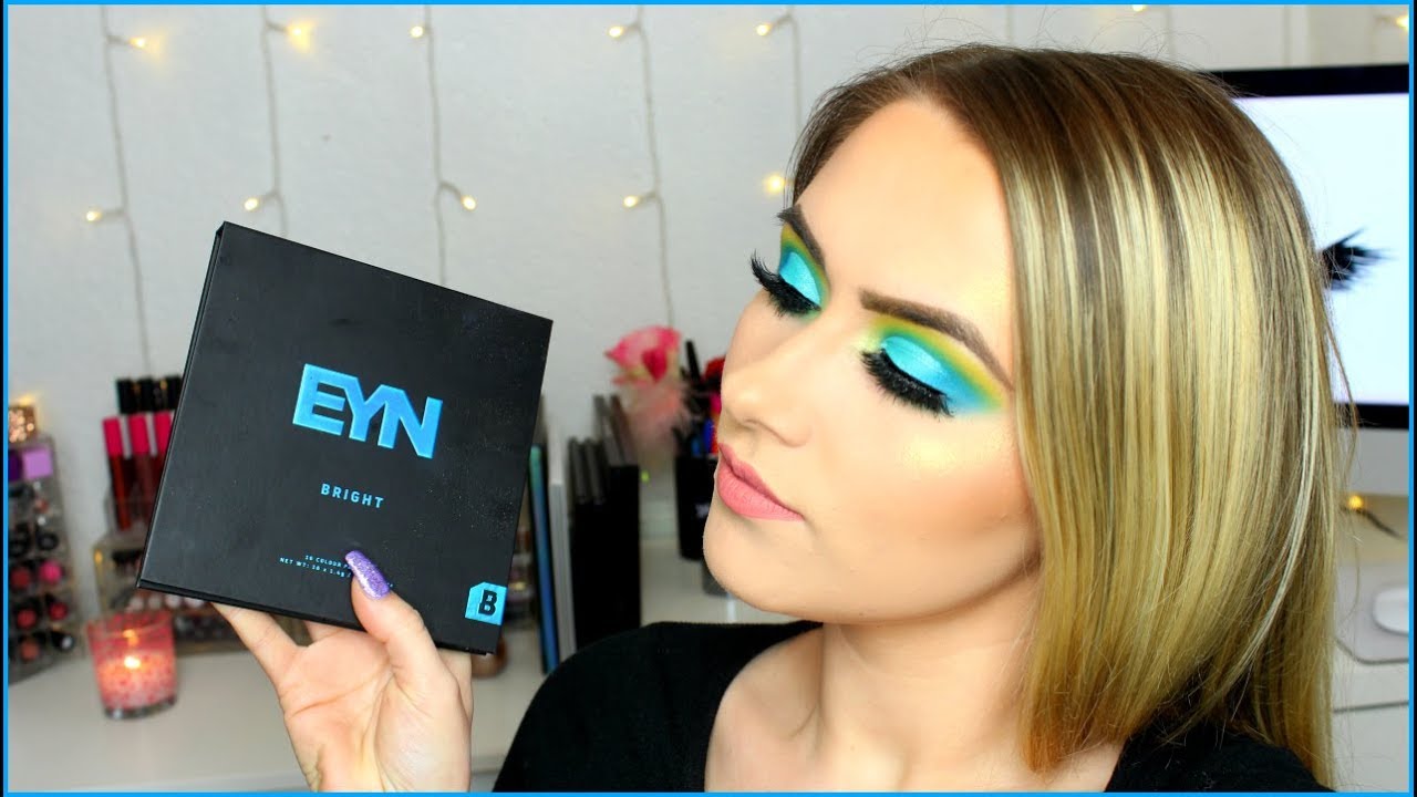 GREEN + BLUE CUT CREASE - BEAUTY BAY EYN BRIGHT PALETTE | shivonmakeupbiz