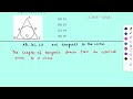 In Fig. 1, the sides AB, BC and CA of a triangle ABC, touch a circle at P, Q and R respectively.