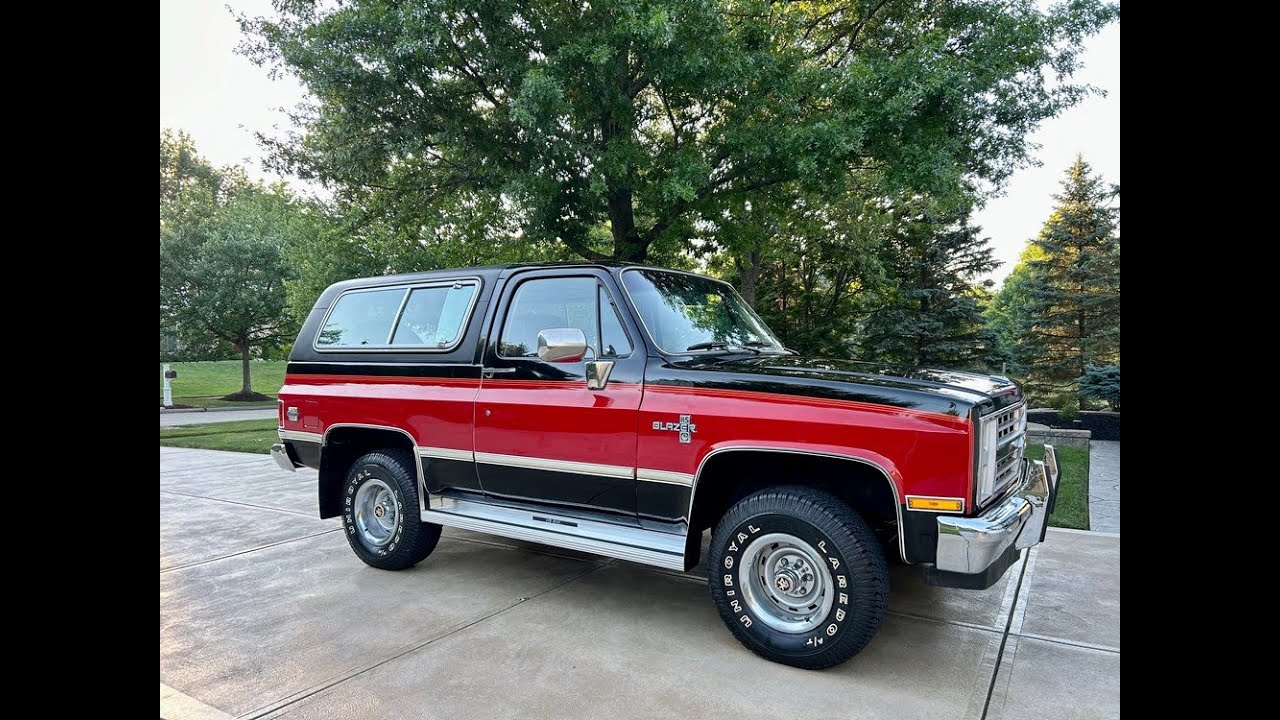 1986 Chevy Blazer K5 4x4 48K Original Miles! Available at www