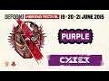 Dj cyber  defqon 1 2015  purple stage