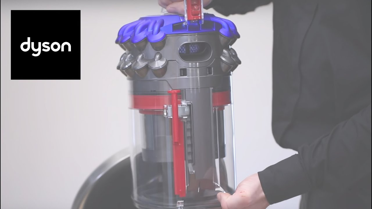 How To Empty Your Dyson Cinetic Big Ball™ Or Dyson Big Ball™ Cylinder Vacuum'S Clear Bin