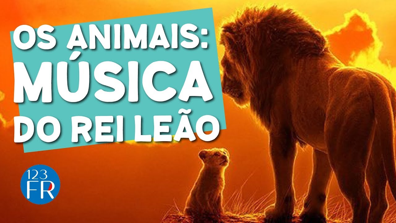 Os Animais em Francês com o Filme O Rei Leão (2019) Aula de Francês Grátis