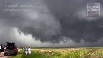 Tornadogenesis Sequence near Dodge City, Kansas (Timelapse)