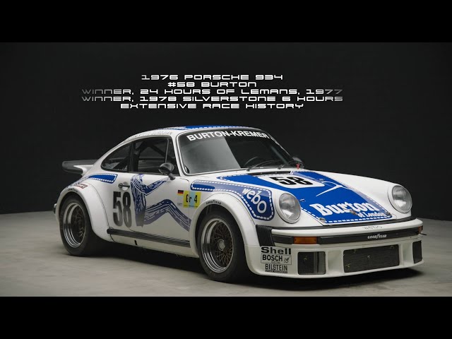 DV10644 STARTER 1/43 PORSCHE 934 BURTON #58 LM77 LE MANS 1977 KIT RESINE